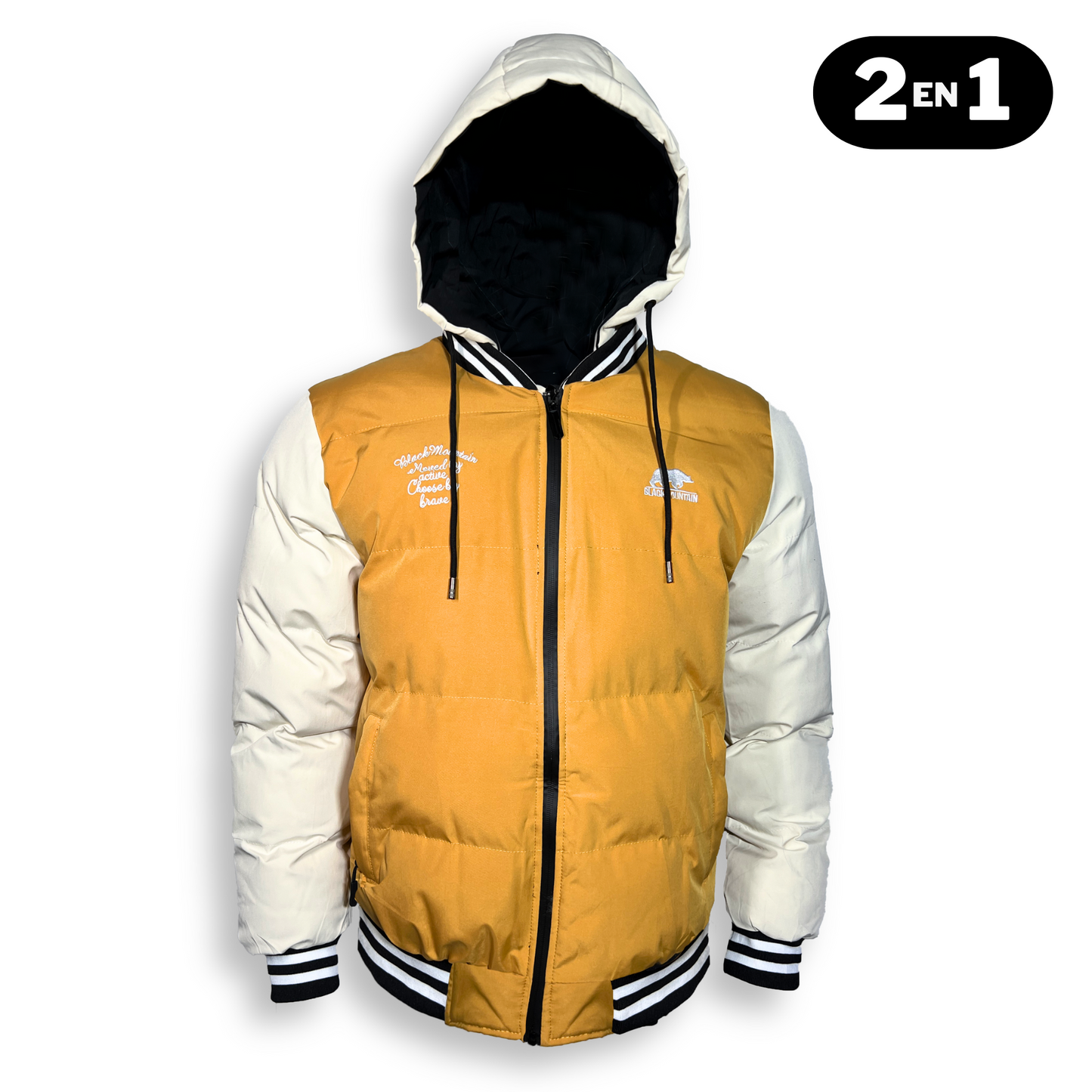Chaqueta Unisex BMH232316-MOSTAZA/BEIGE 60% OFF
