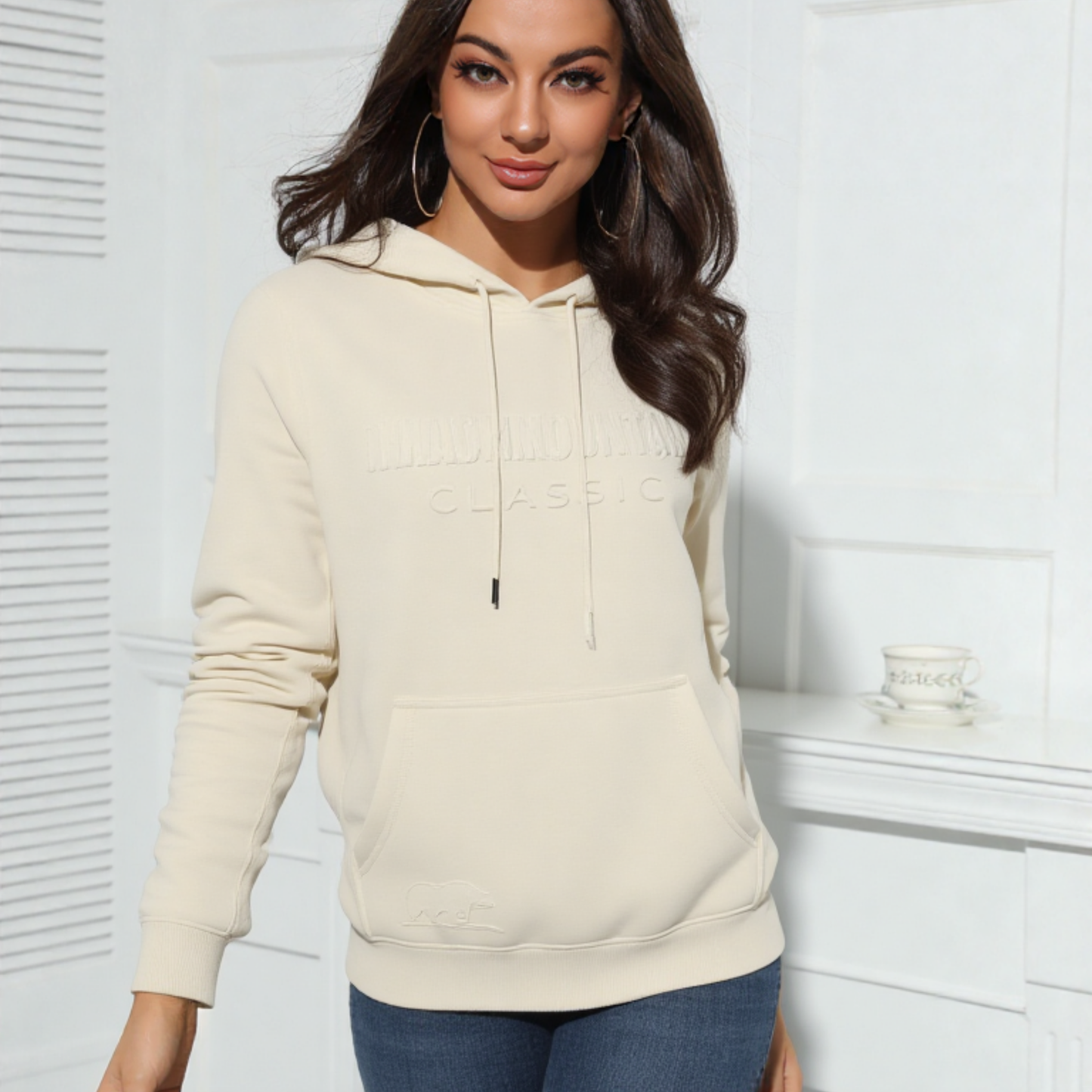 Buso deportivo clasico BMD2561-2 Crema