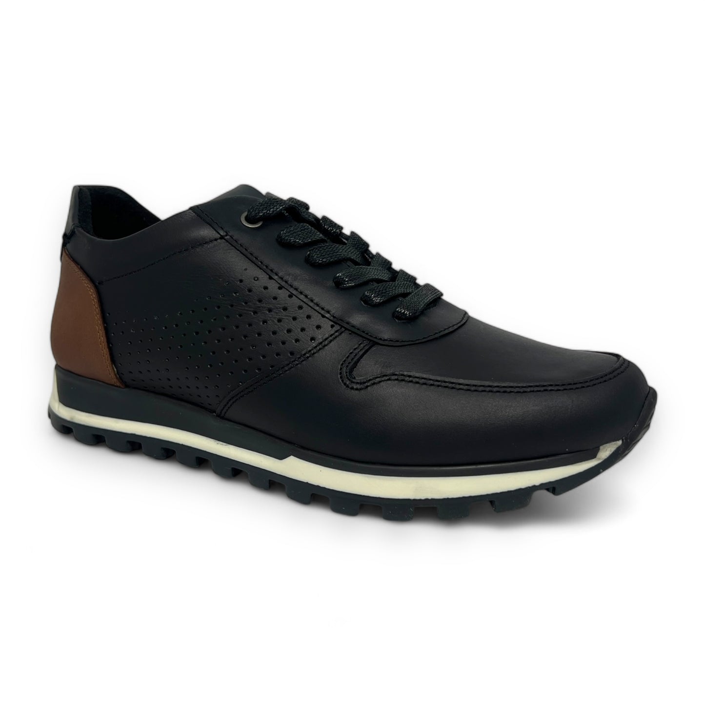Calzado 100% Cuero Hombre BMH24928-NEGRO 40% OFF 🔥