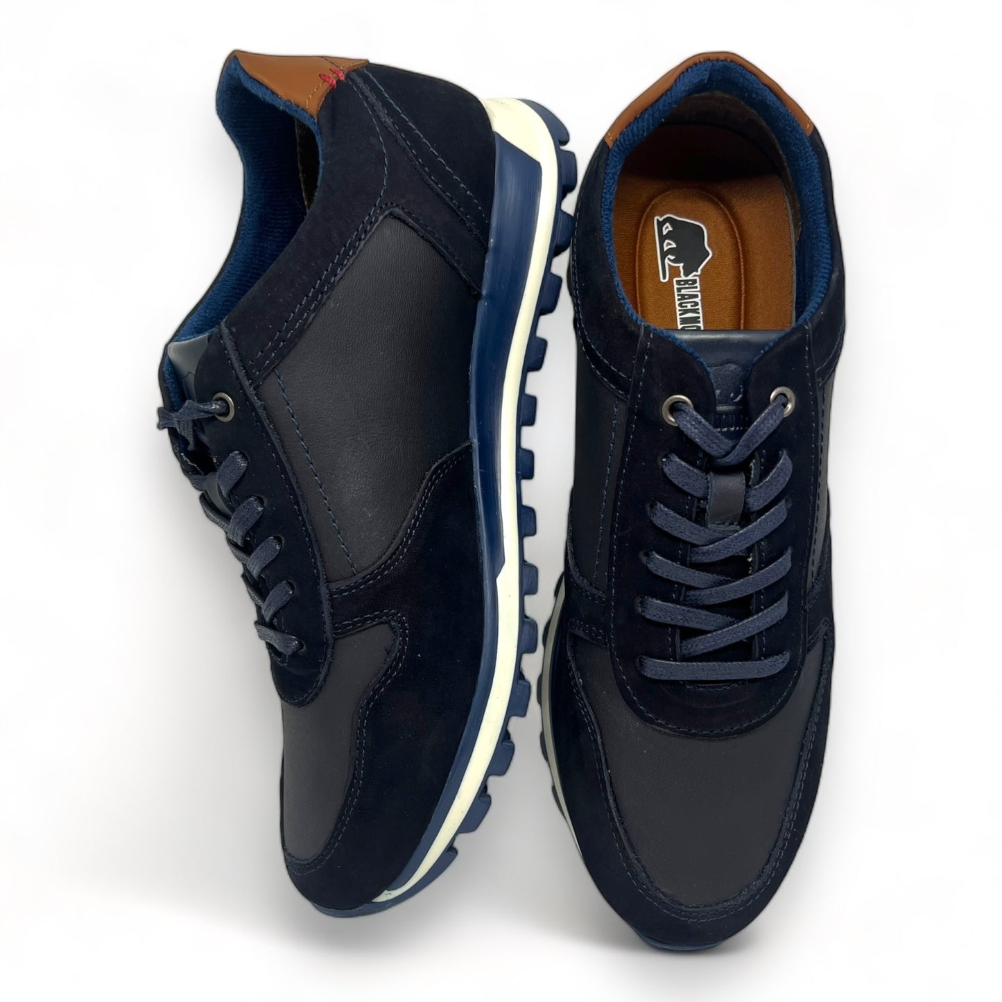 Calzado 100% Cuero Hombre BMH23728 50% OFF