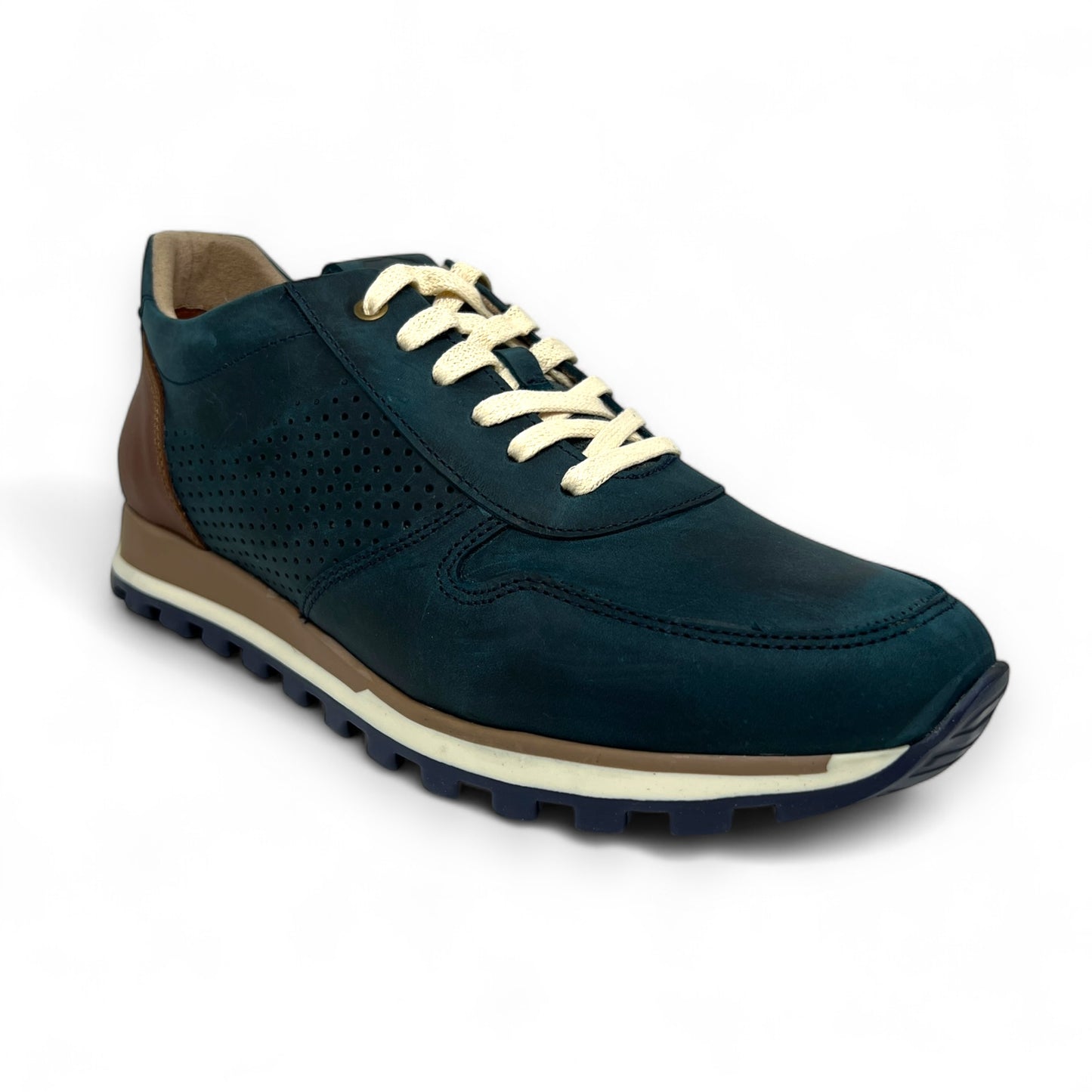 Calzado 100% Cuero Hombre BMH24928-AZUL 30% OFF 🔥