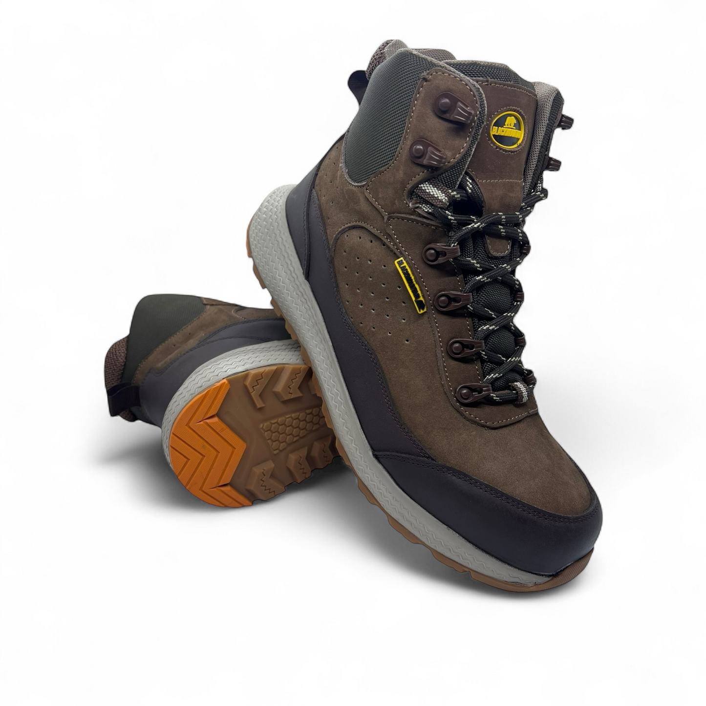 Botas Hombre outdoor 100% CUERO BMH2477378-CASTAÑO 30% OFF