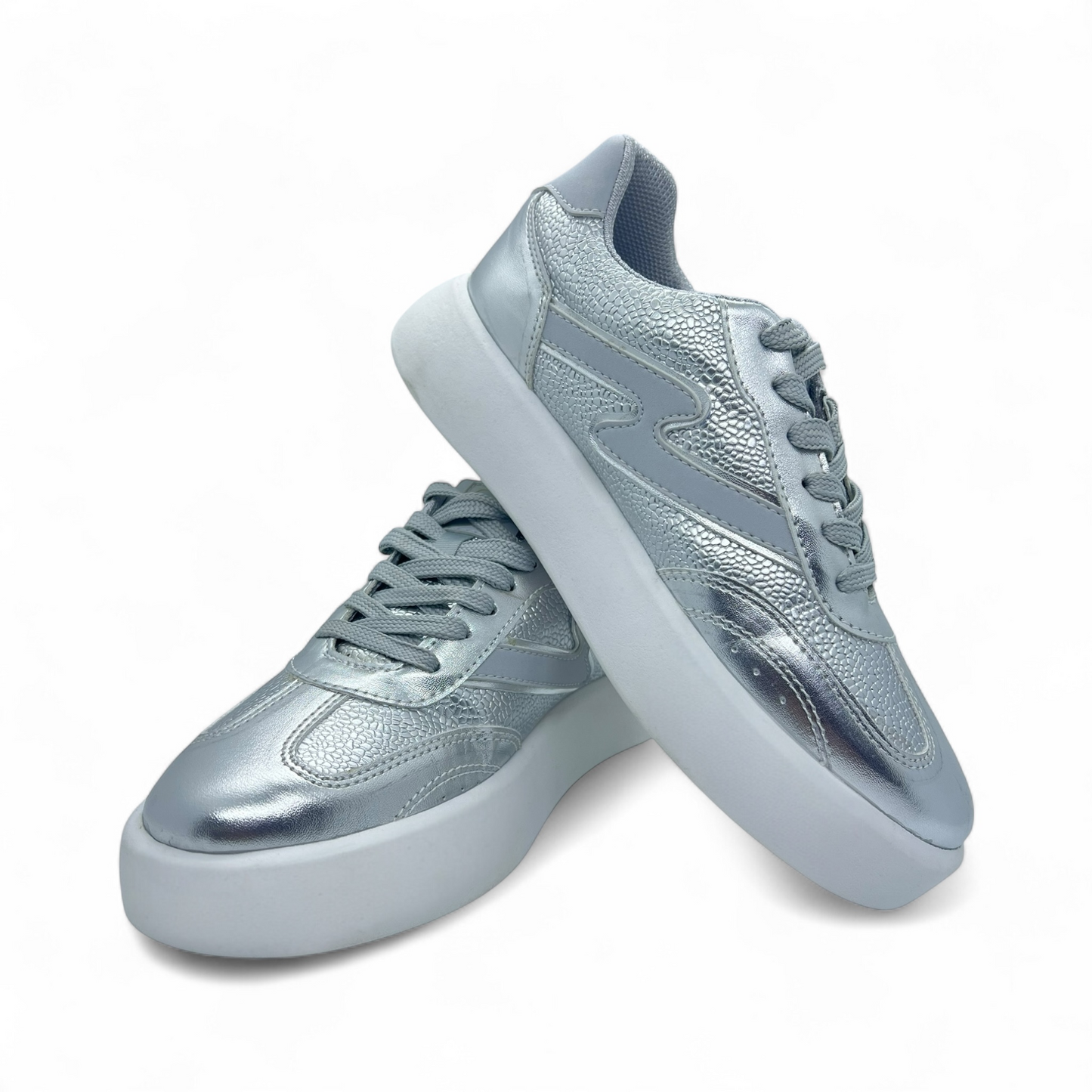 Calzado Casual Dama BMD24905-PLATEADO 10% OFF