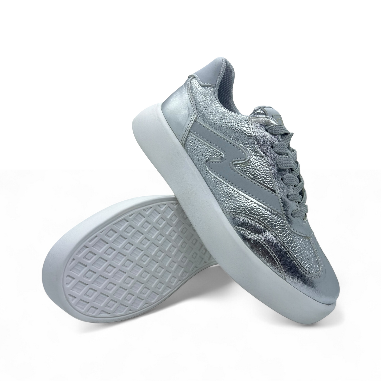 Calzado Casual Dama BMD24905-PLATEADO 10% OFF