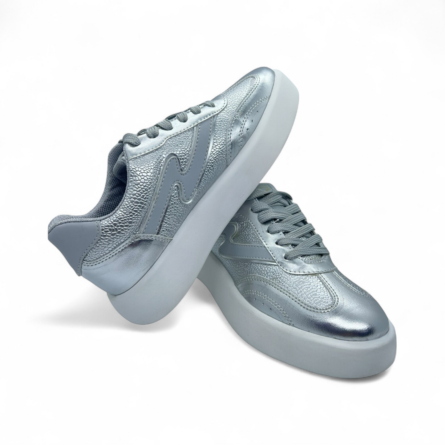 Calzado Casual Dama BMD24905-PLATEADO 10% OFF