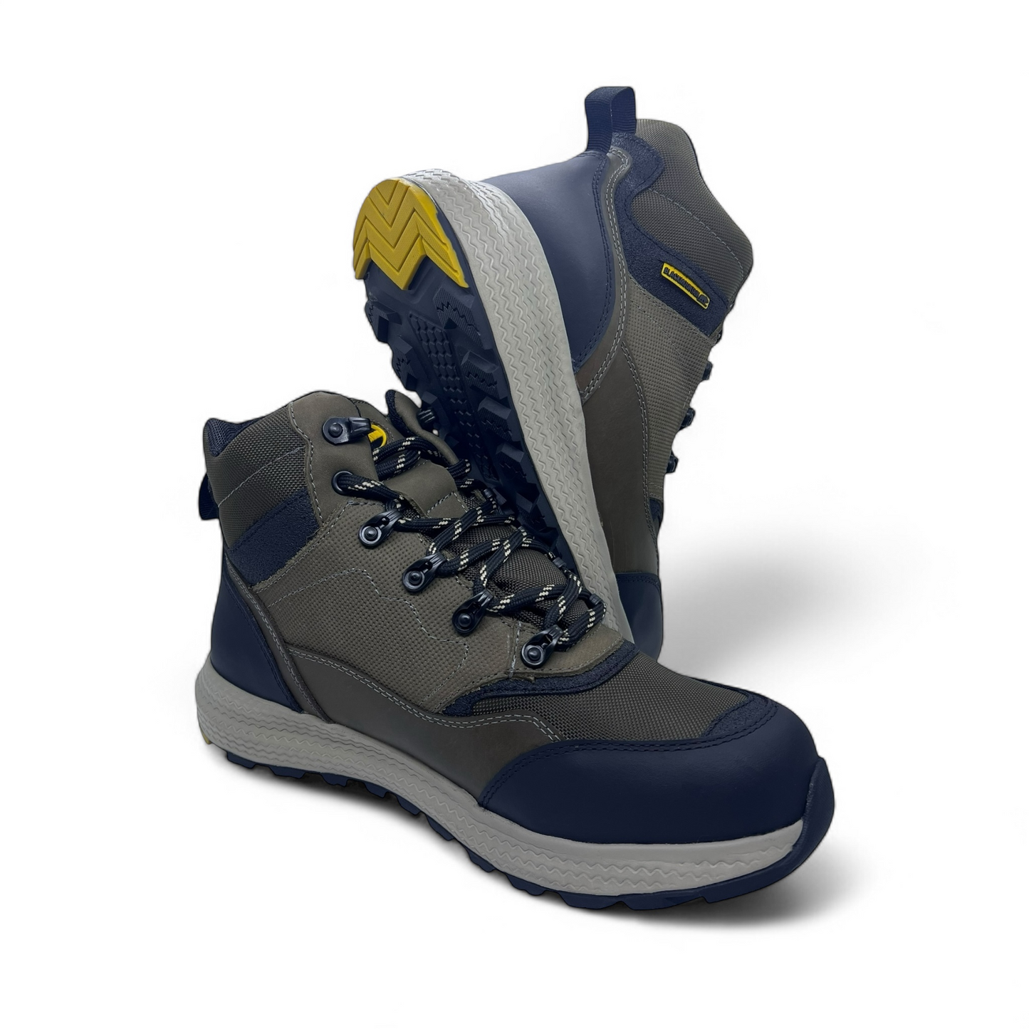 Botas Hombre outdoor 100% CUERO BMH2477361-VERDE 30% OFF
