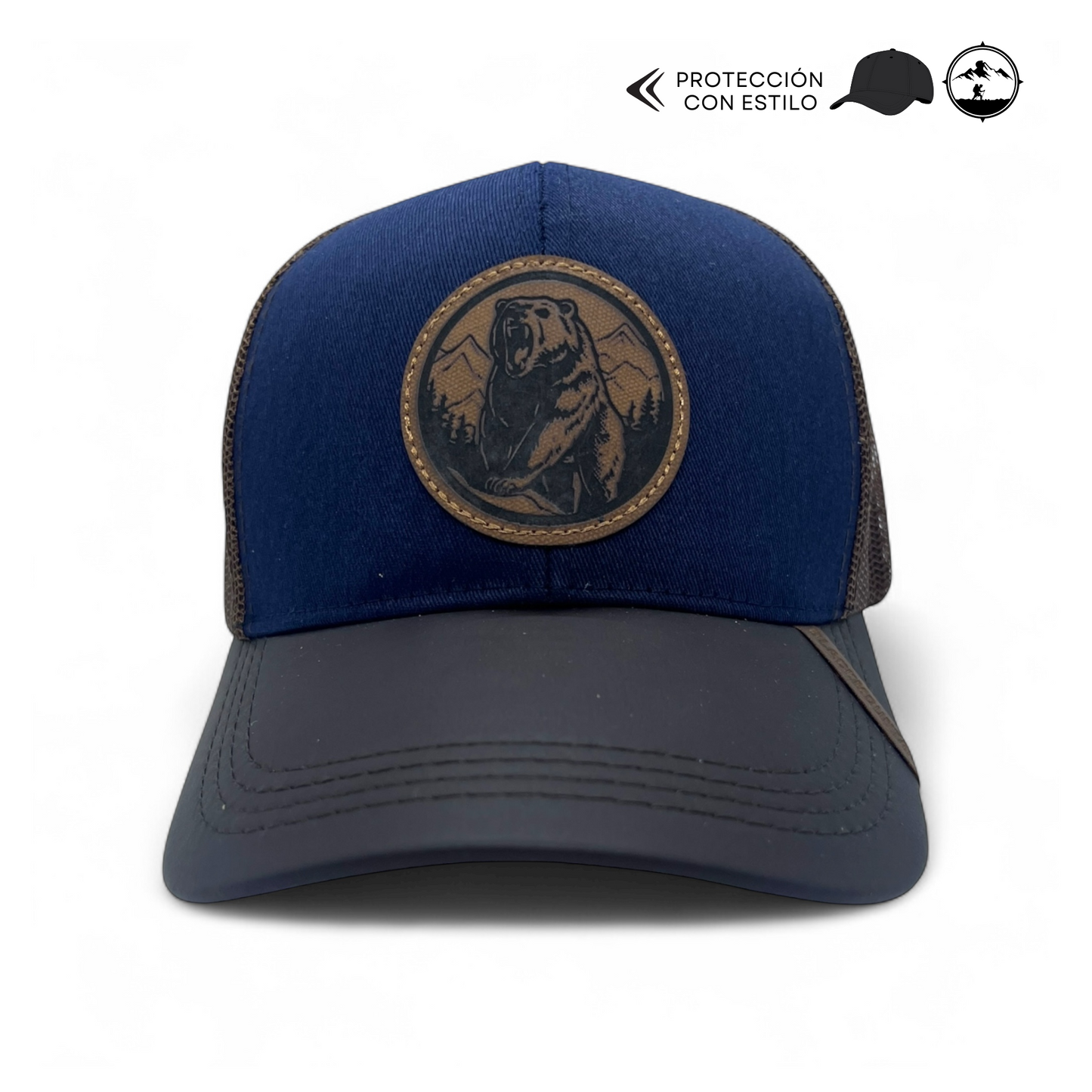 Gorra Unisex  BMU2474 AZUL REY/CAFE