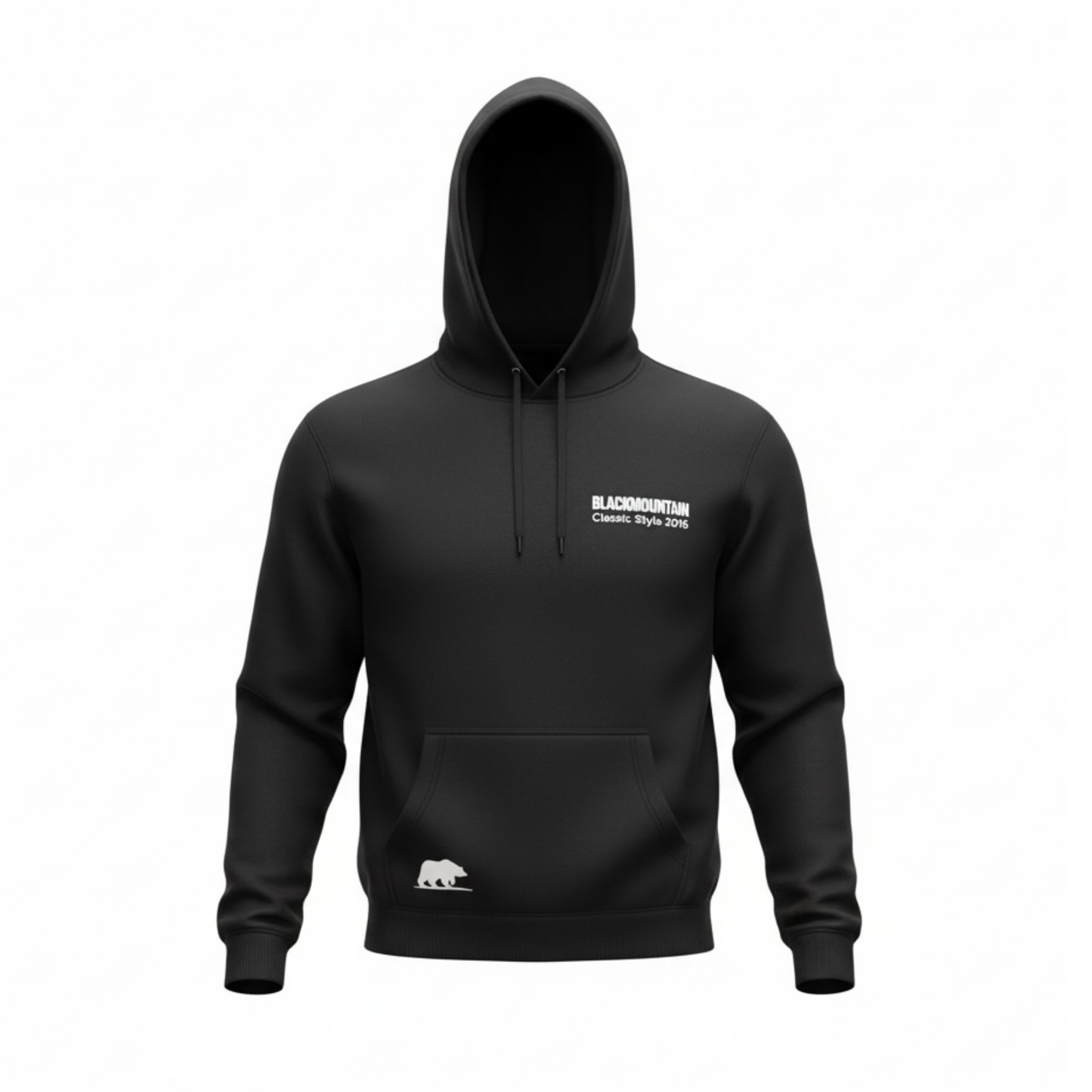 Buzo hombre casual unicolor BMH2582-2 NEGRO