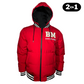 Chaqueta Unisex BMH232315-ROJO 50% OFF