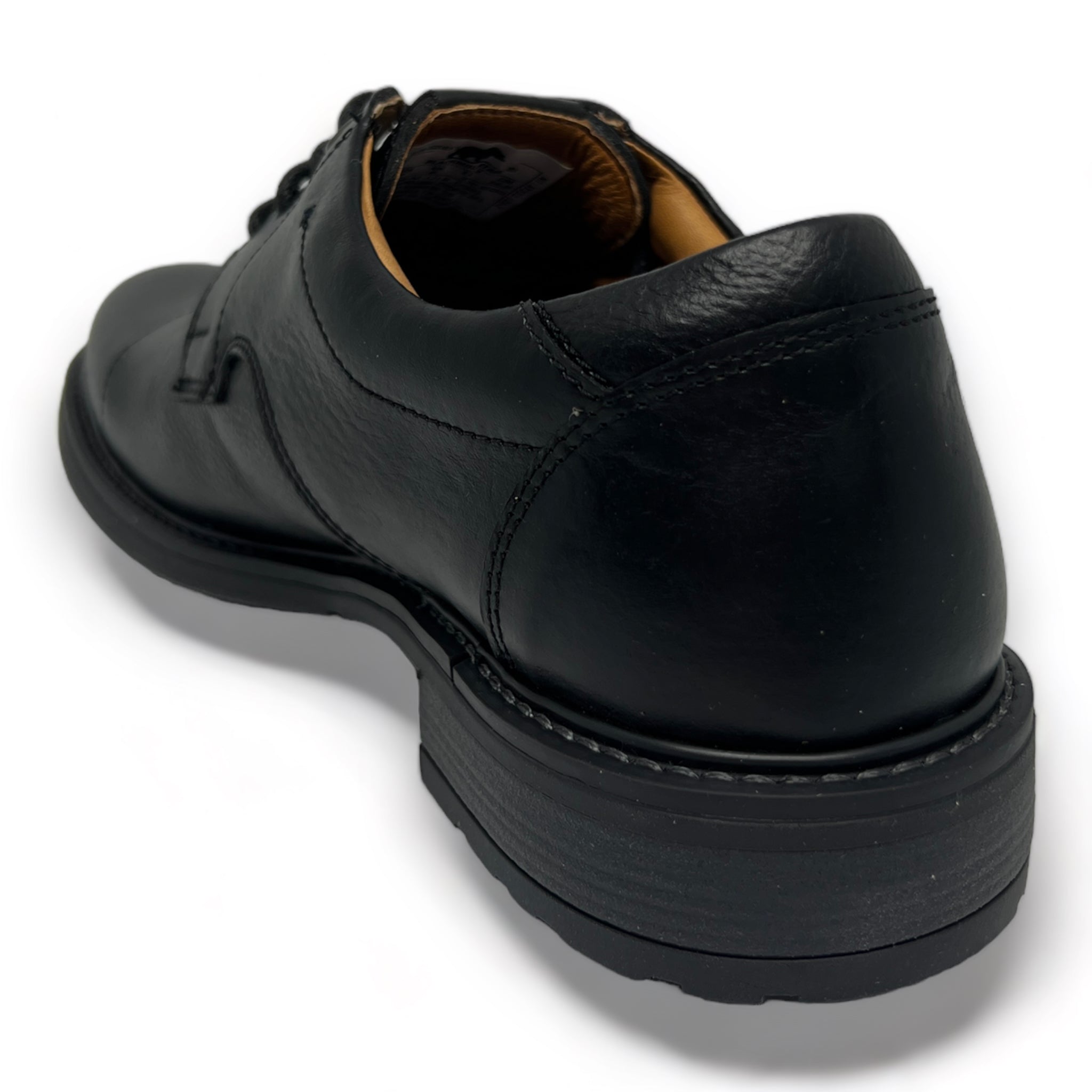 Zapatos de cuero negro para online hombre