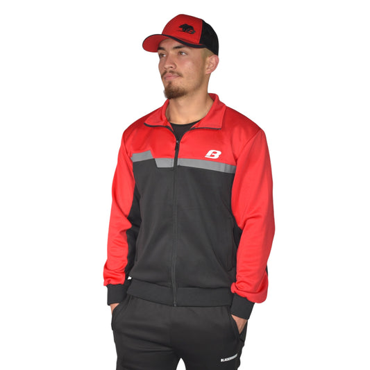 Sudadera Hombre BMU242191 - 1  Rojo negro
