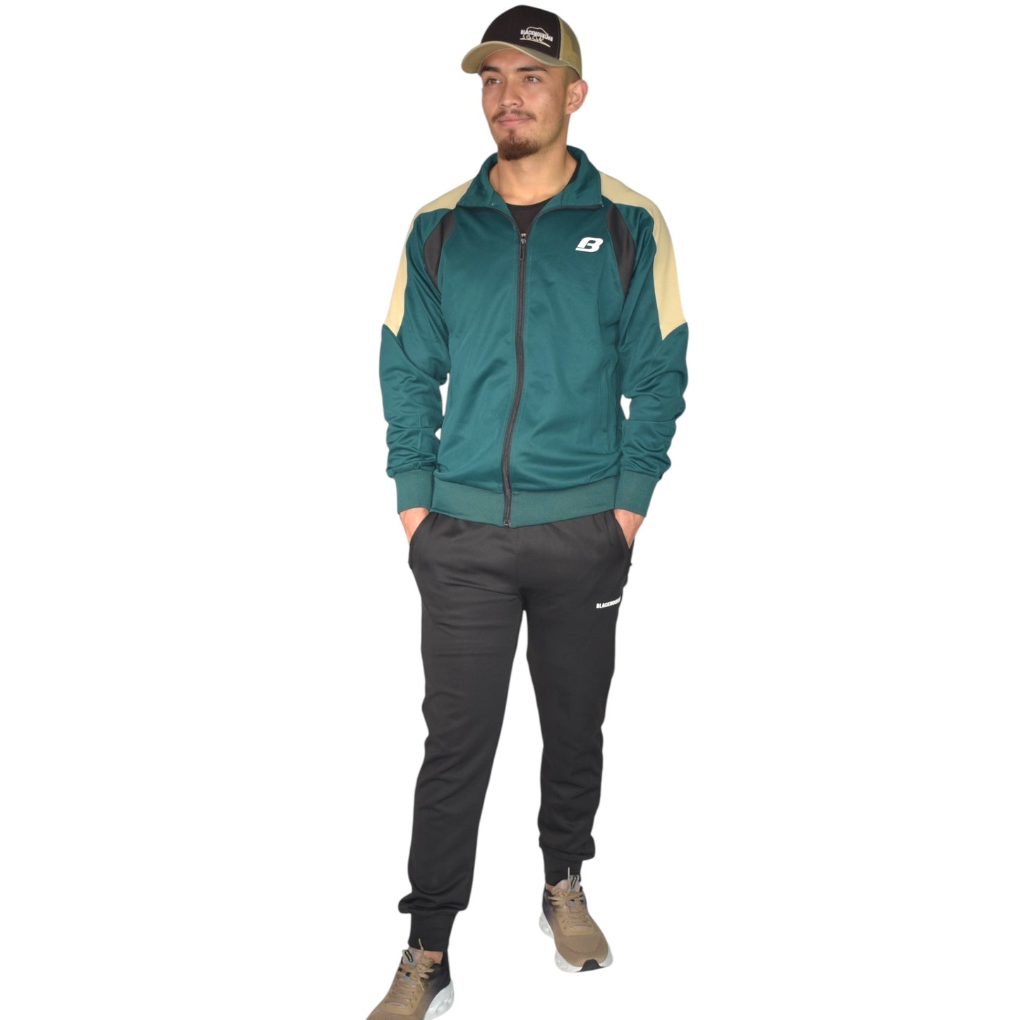 Sudadera Hombre BMU242148 - 1  Verde Esmeralda