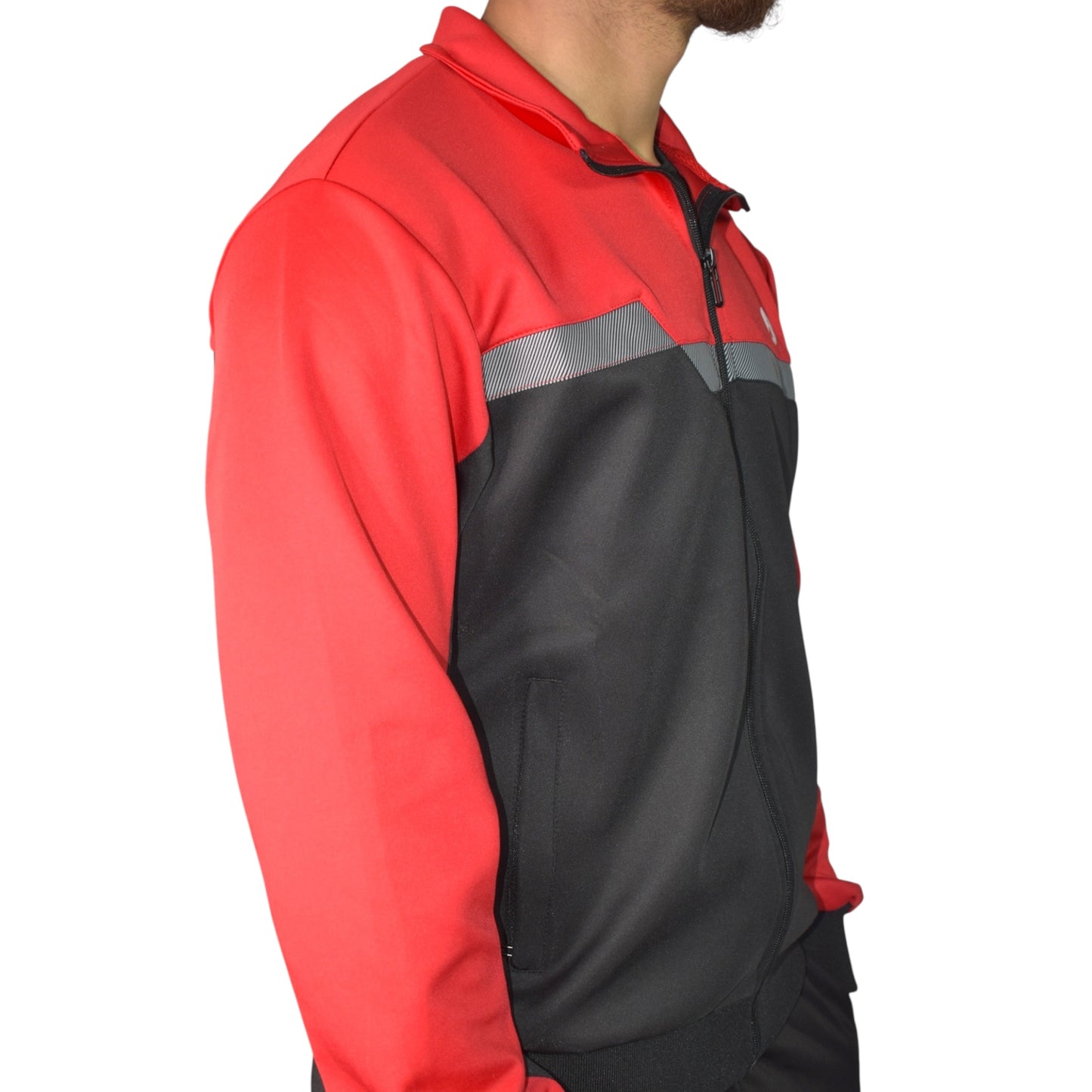 Sudadera Hombre BMU242191 - 1  Rojo negro